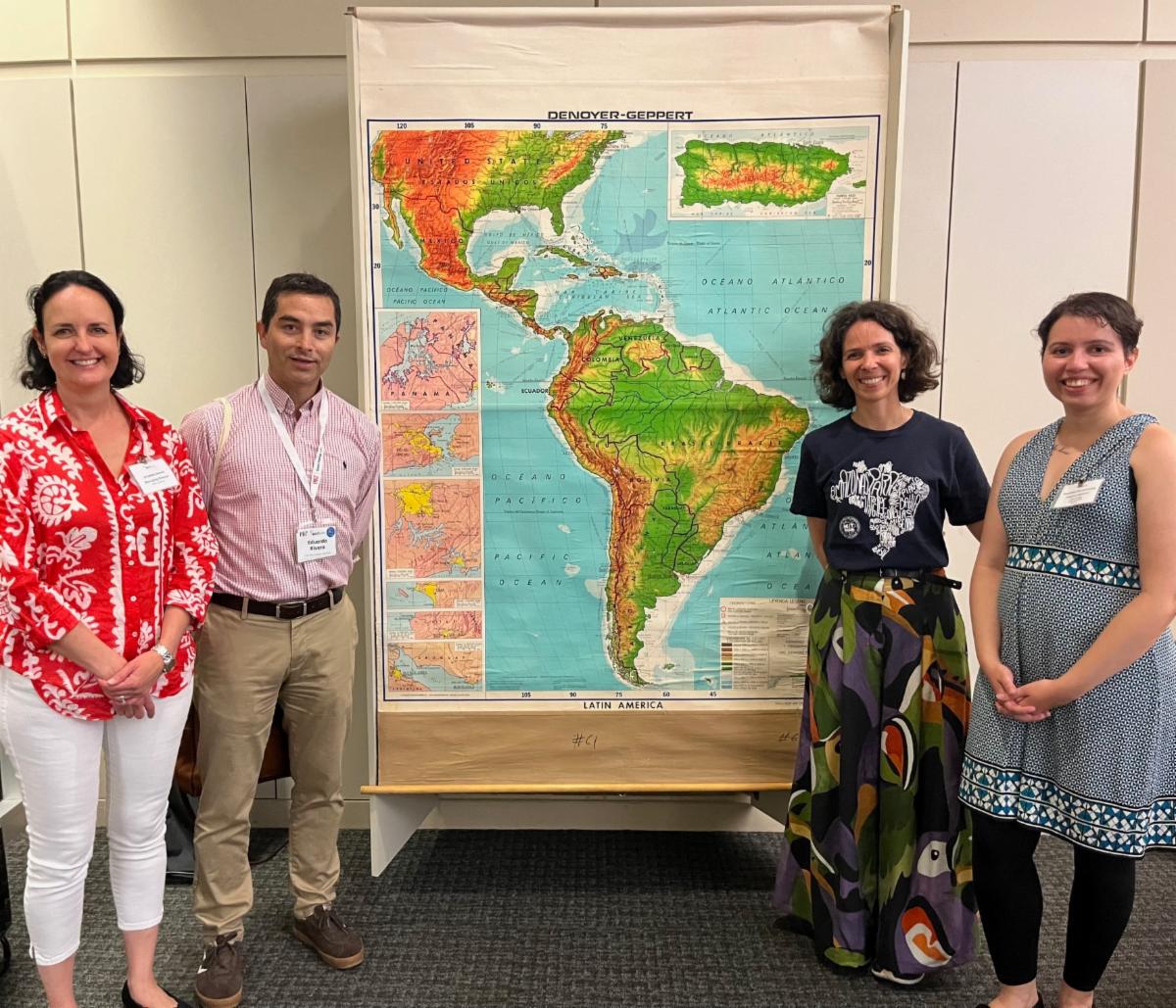 L to R: Griselda Gomez, Eduardo Rivera, Rosa Coelho-Keyssar, and Gabriela Diaz Quinones