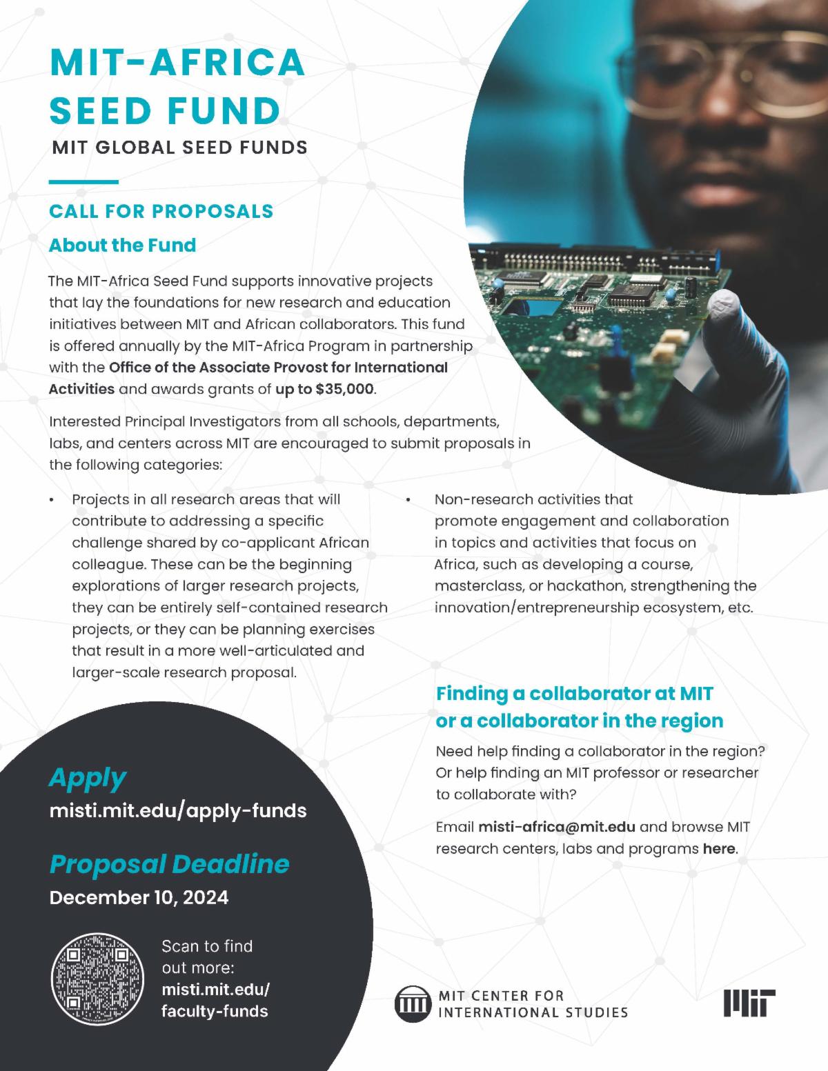 MIT-Africa Global Seed Fund Poster