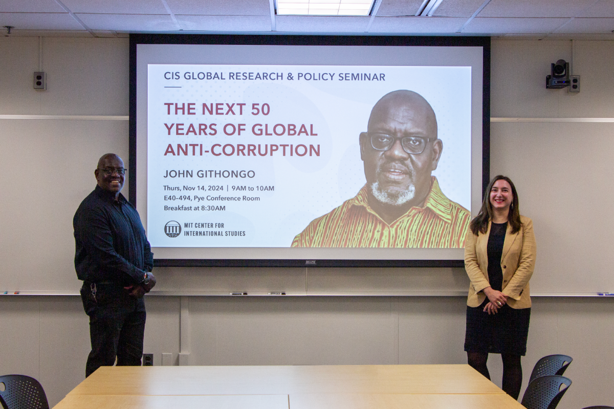 John Githongo and Mihaela Papa