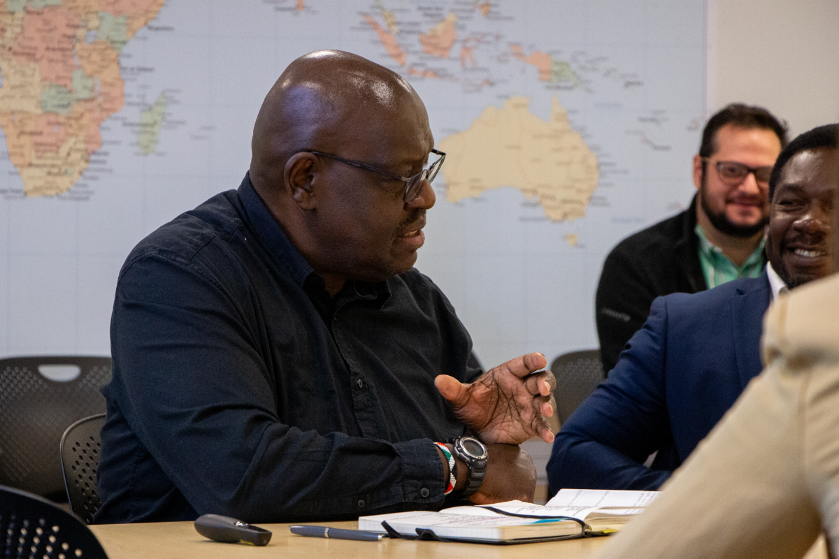 John Githongo presenting