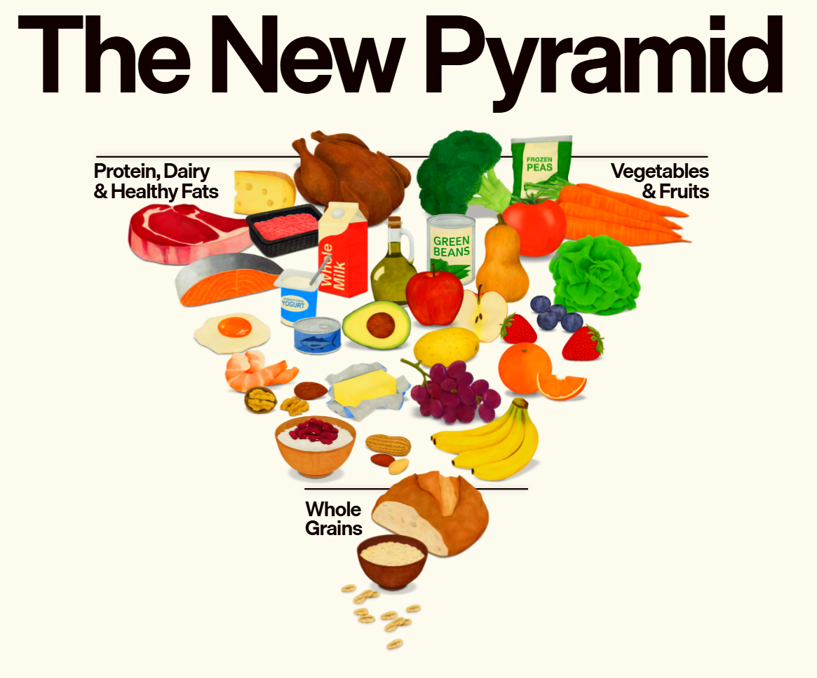 2026 Dietary Guidelines for Americans New Pyramid