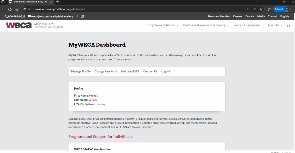Unveiling a New Support: MyWECA Portal | Presentamos un nuevo recurso ...