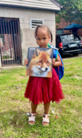 John Street Bridge Outreach
She is always happy to see April!
And she loves books!