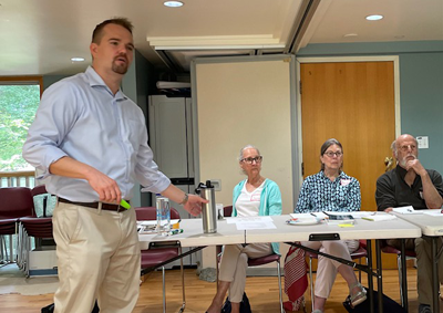 Social Justice Council Retreat Saturday August 24 2024
Alex Wiesendanger author of Seeds of Justice Organizing Your Church to Transform the World