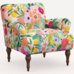 comfy flowery chair