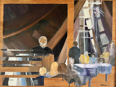 Painting of Rev. Frank Hall