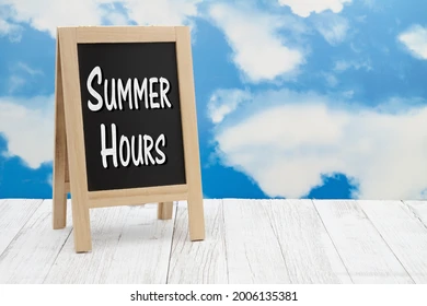 Summer hours