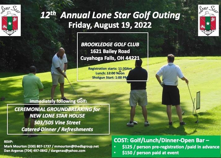 LONE STAR GOLF OUTING and GROUND BREAKING FOR NEW HOUSE.
