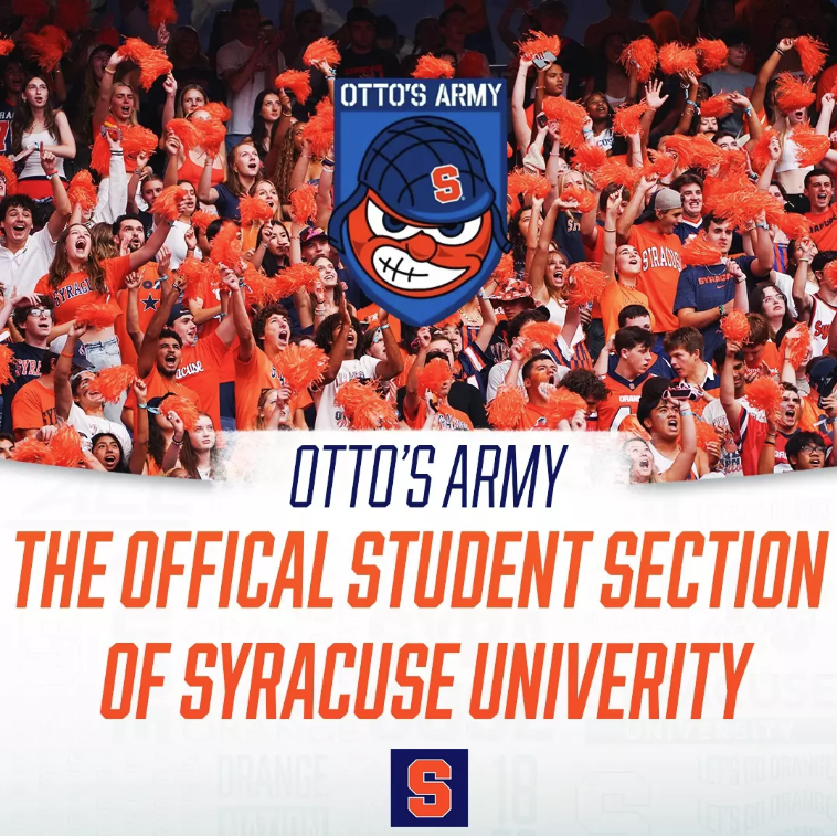 ottos army the official student section of syracuse university
