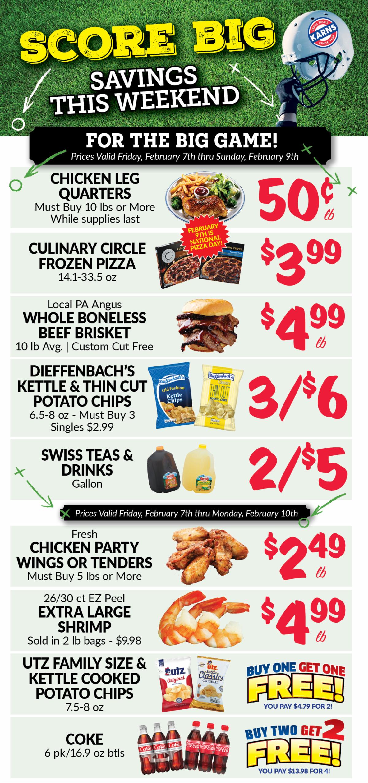 Score Big Savings This Weekend For The Big Game!