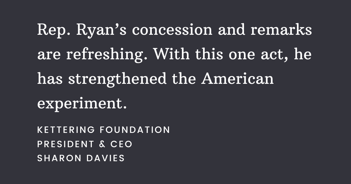 When a concession speech makes a difference