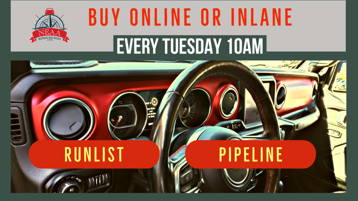 Running This Week At Northeast Auto Auction
