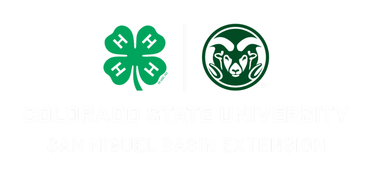 San Miguel Basin CSU Extension and 4-H Logo.