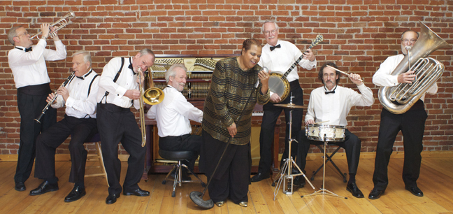band photo caricature