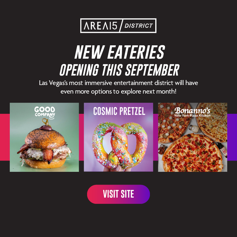 AREA15 Disrict New Openings This September