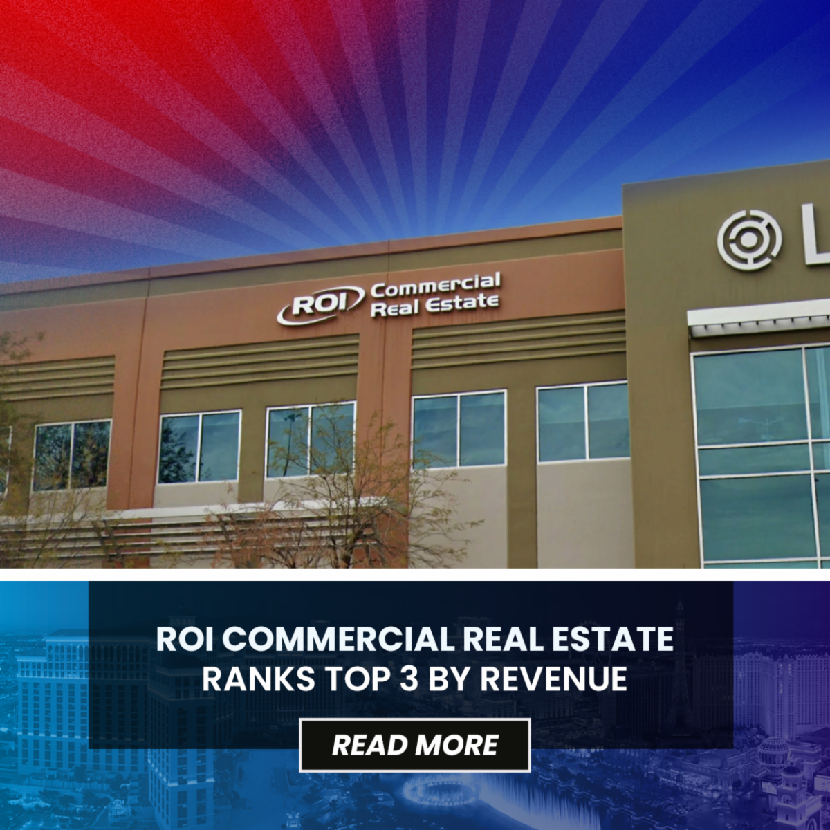 ROI Commercial Real estate Ranks TOP 3 by Revenue