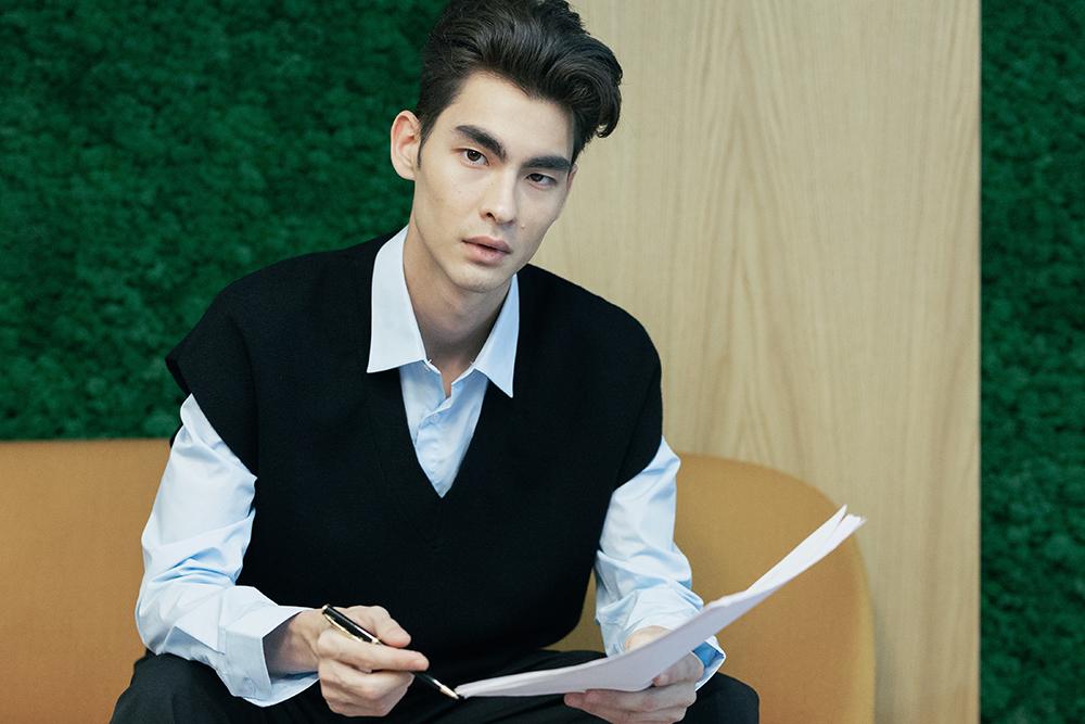 Young professional man looking unsure