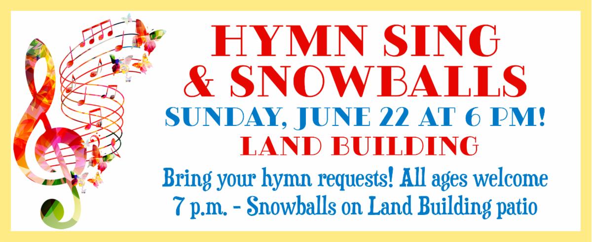 Hymn Sing and Snowballs