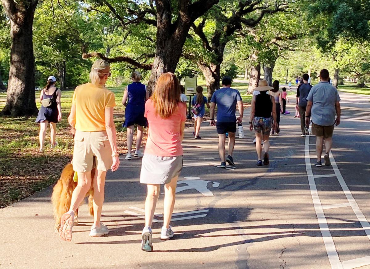 Audubon Park Walking Group photo
