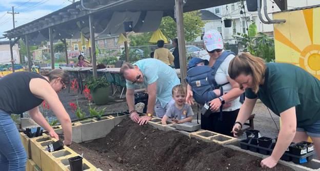 Okra Abbey volunteers photo