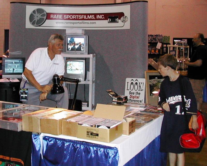 Next Generation Sports Collector at Rare Sportsfilms' National Booth