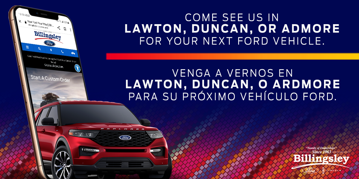 Check out this week's featured cars at Billingsley Ford of Lawton!