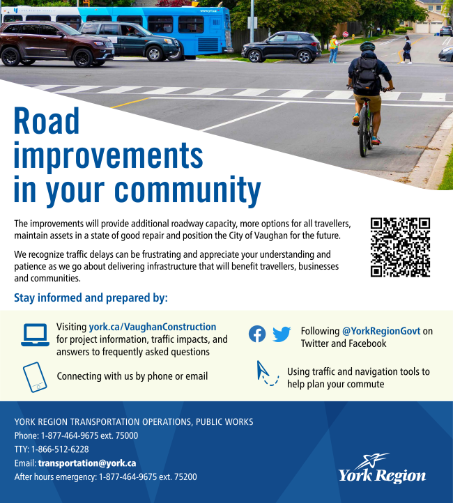 Construction Updates October 16, City of Vaughan City of Vaughan