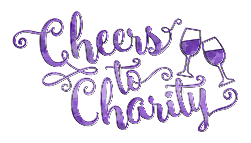 Cellar XV's Cheers to Charity purple logo