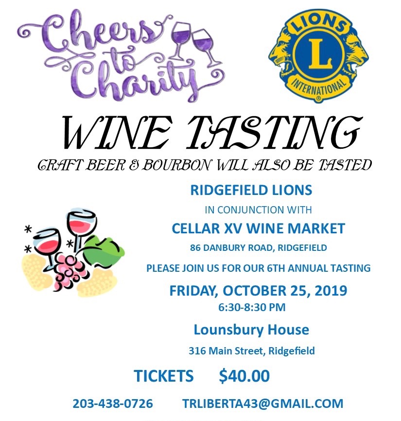 Lions Club October 25th 2019 Cellar XV