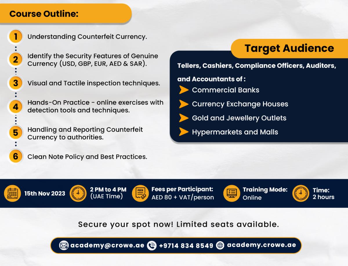 Counterfeit Currency Handling Procedure and Regulatory Guidelines