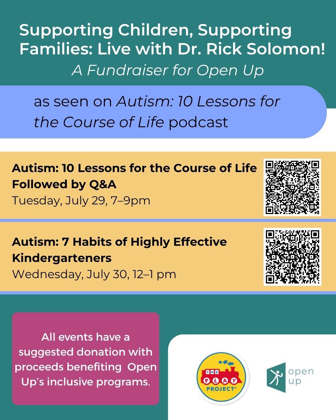 Open Up Training flyer