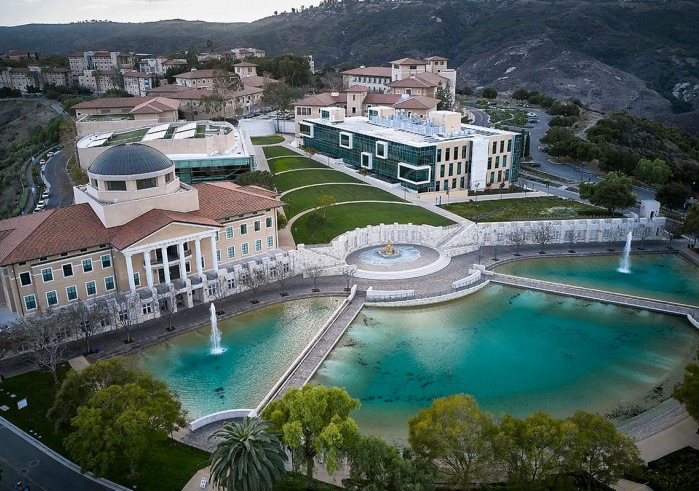 View of Soka campus from above