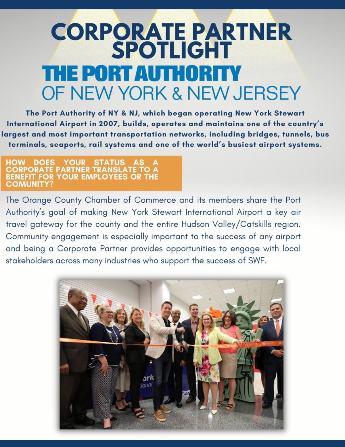 Corporate Partner Spotlight Port Authority of New York & New Jersey
