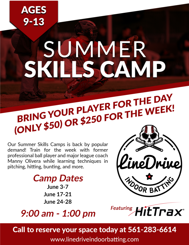 Epic Summer Skills Camps at Line Drive
