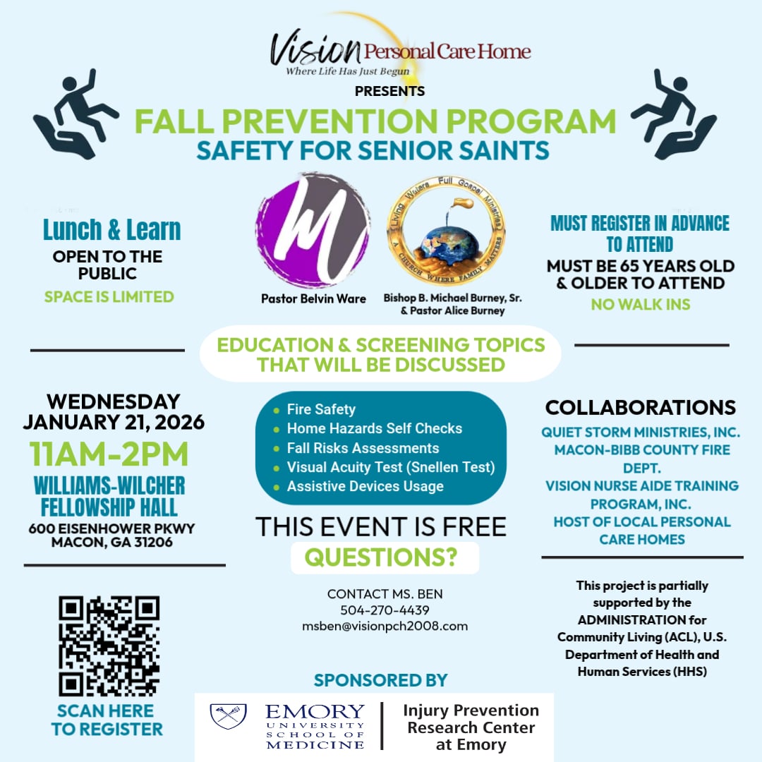 FREE Fall Prevention Program for Seniors!