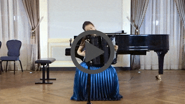 Hanzhi Wang, accordionist | Moszkovski: Etincelles