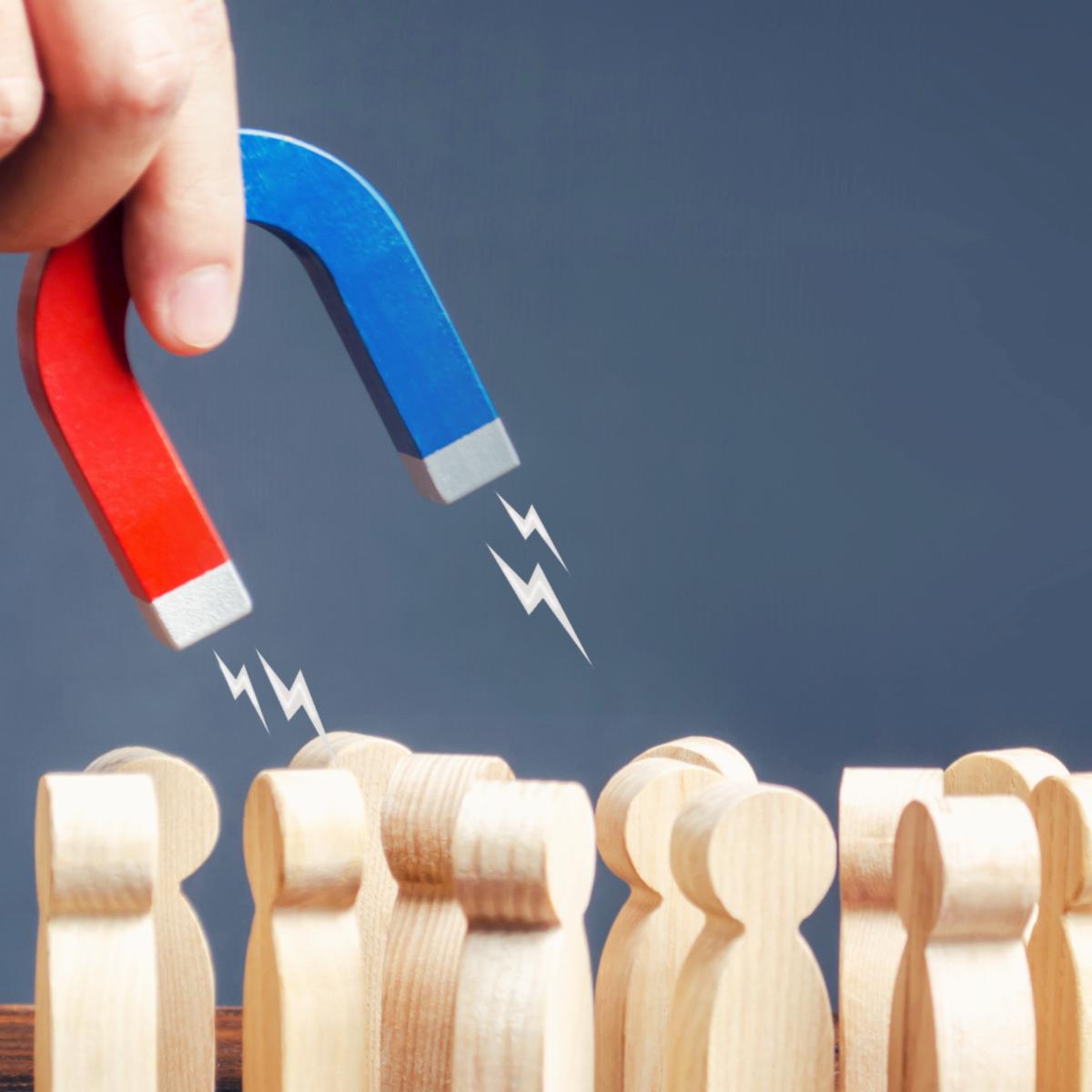 magnet, attract customers