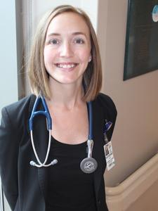 Medical student Kate Stead