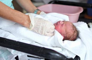 Come behind the scenes as we show you baby_s first bath at North York General Hospital.