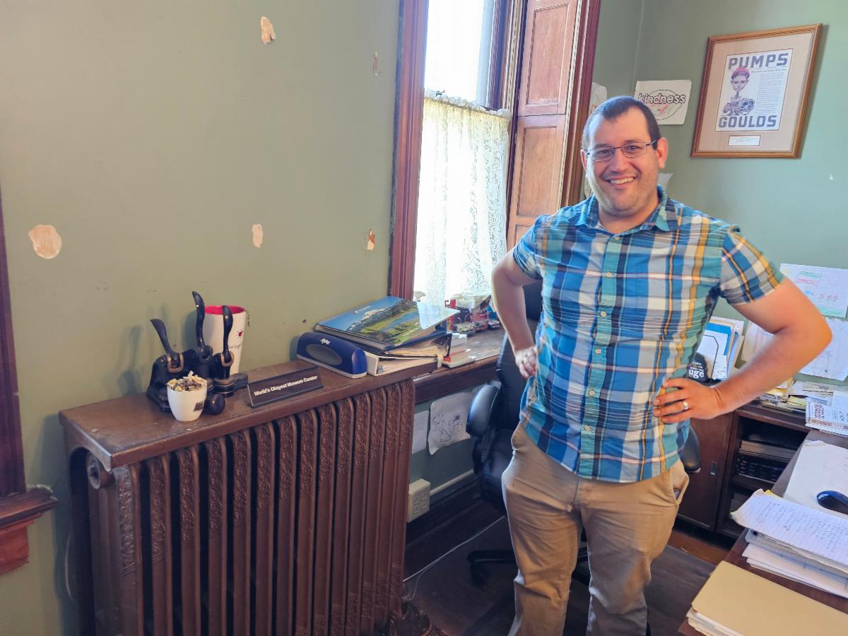 Jonathan Monfiletto of the Seneca Falls Historical Society
