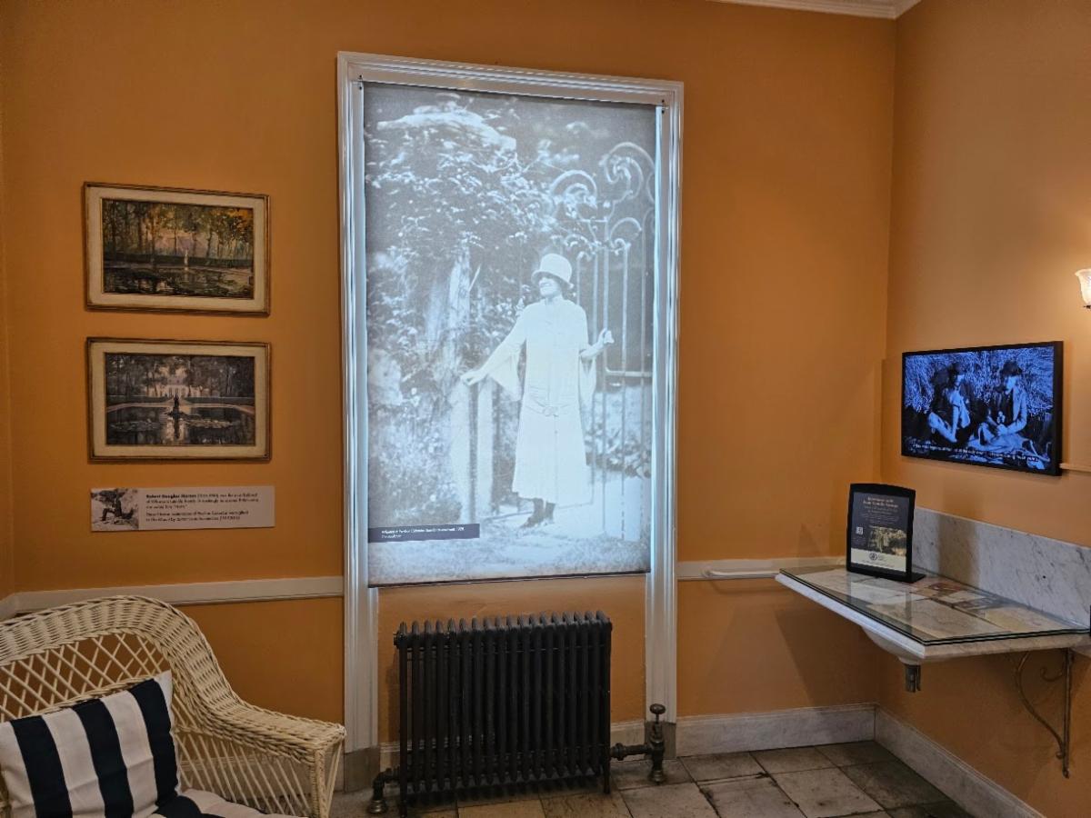 window shade at Edith Wharton House Museum