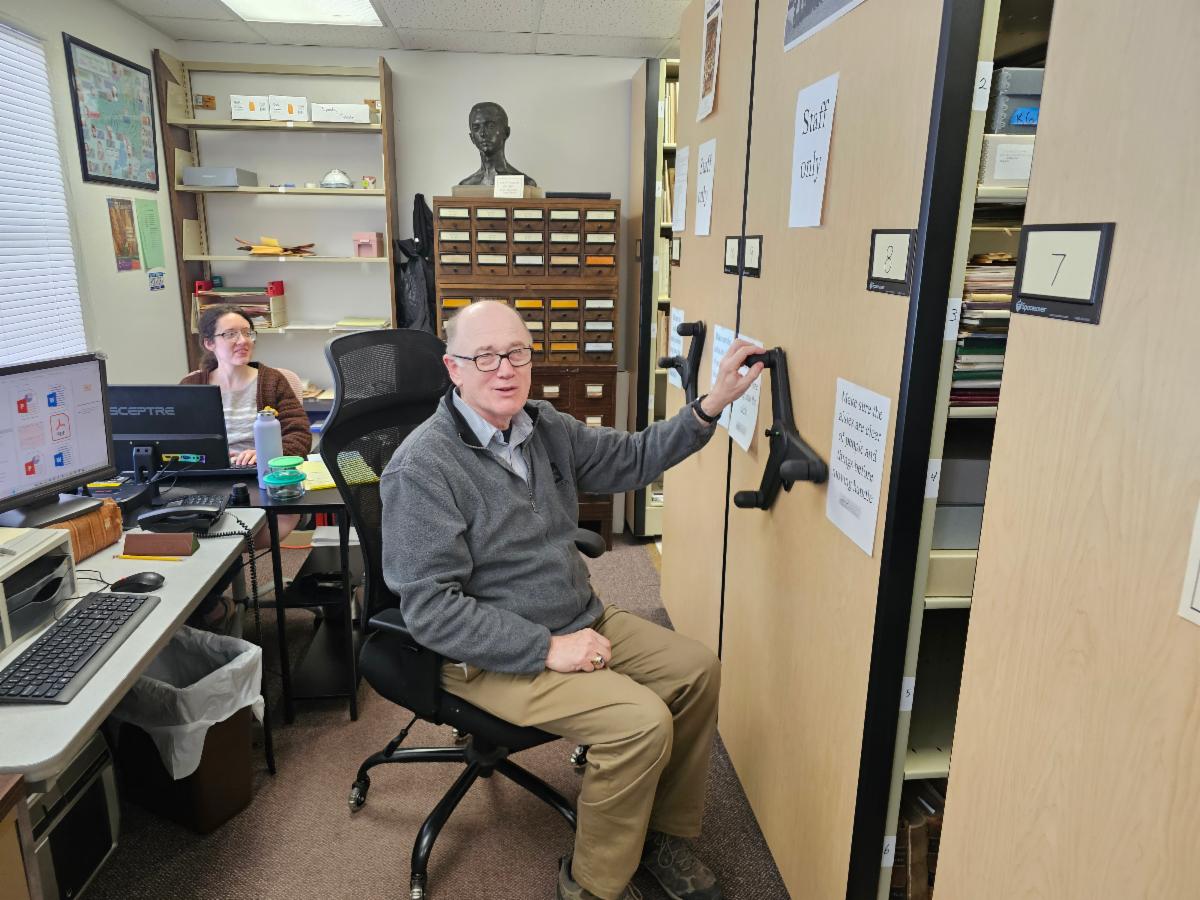 Ray LaFever, Archivist, Delaware County Historical Association