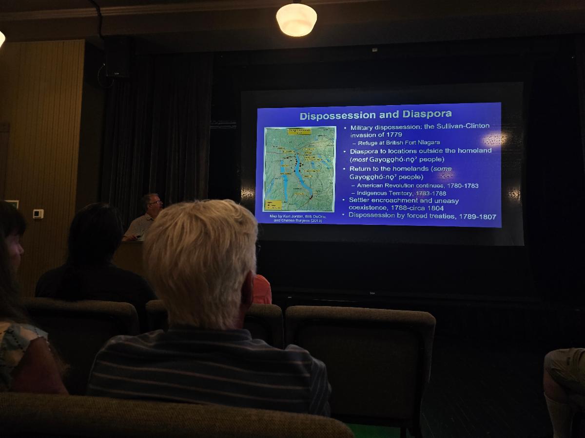 Kurt Jordan slide at Cayuga Museum