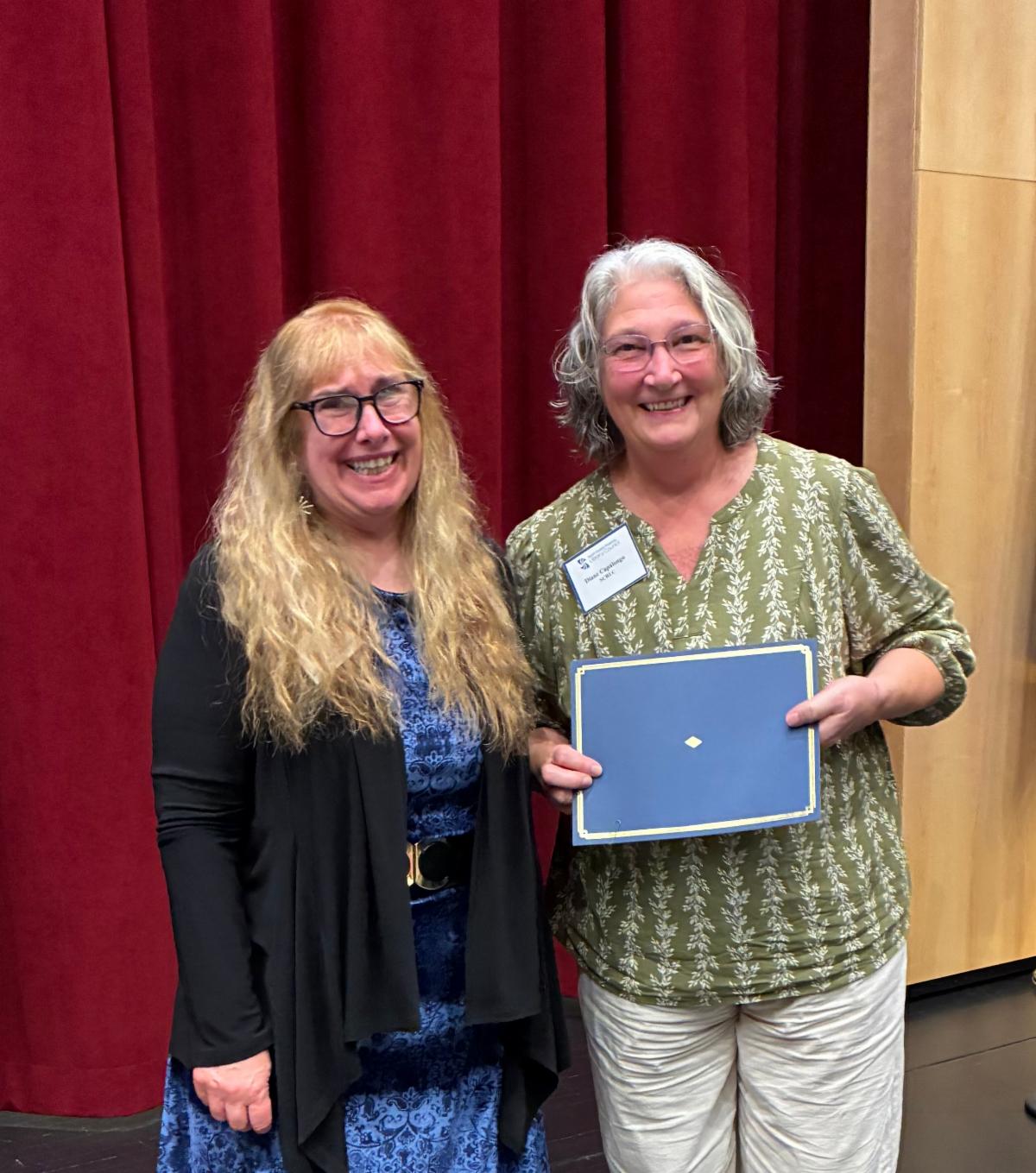 Mary-Carol Lindbloom and Diane Capalongo