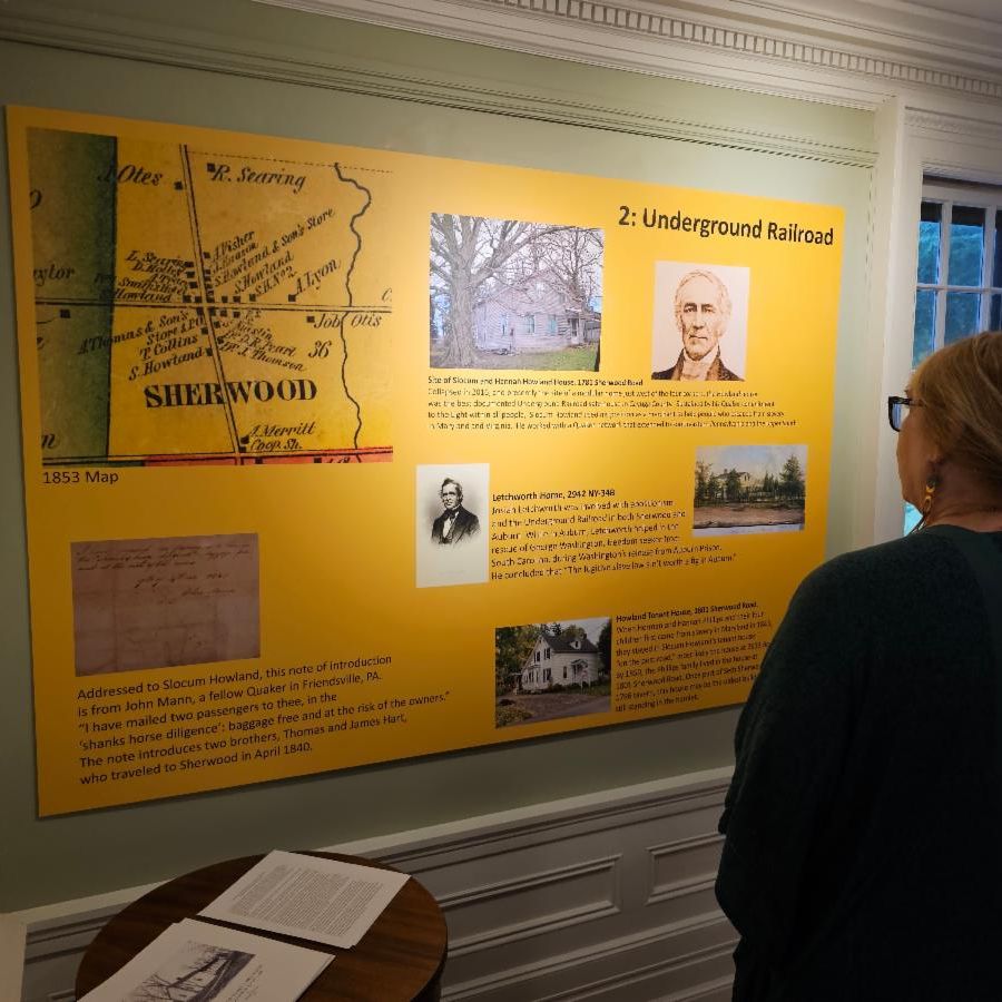 HSSM Mary-Carol and UGRR exhibit