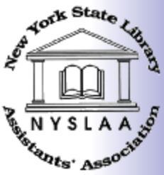 New York State Library Assistants' Association (NYSLAA) logo