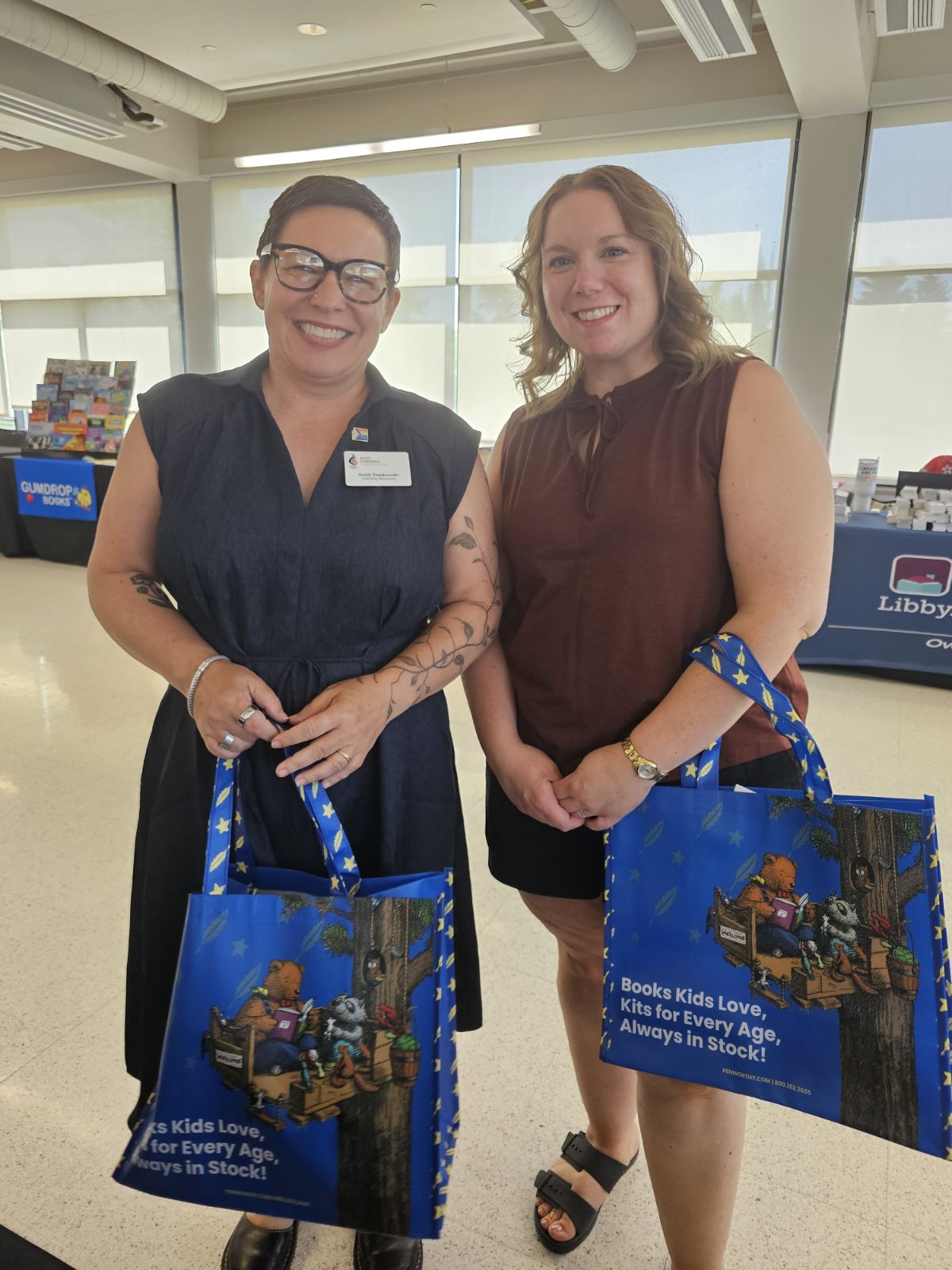 Two women at Corning Community College