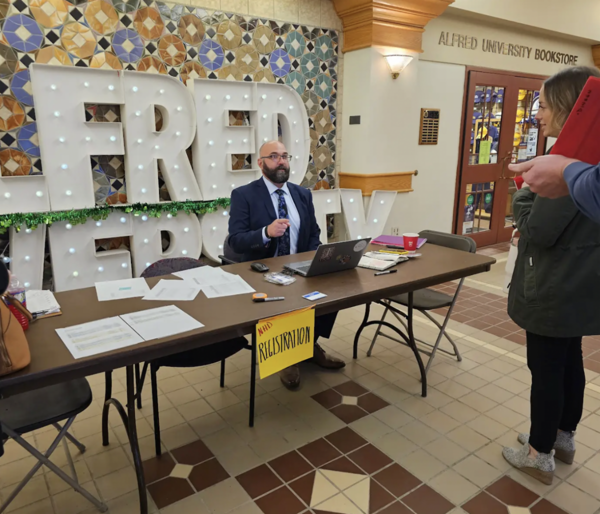 Chris Romanchock at the National History Day registration