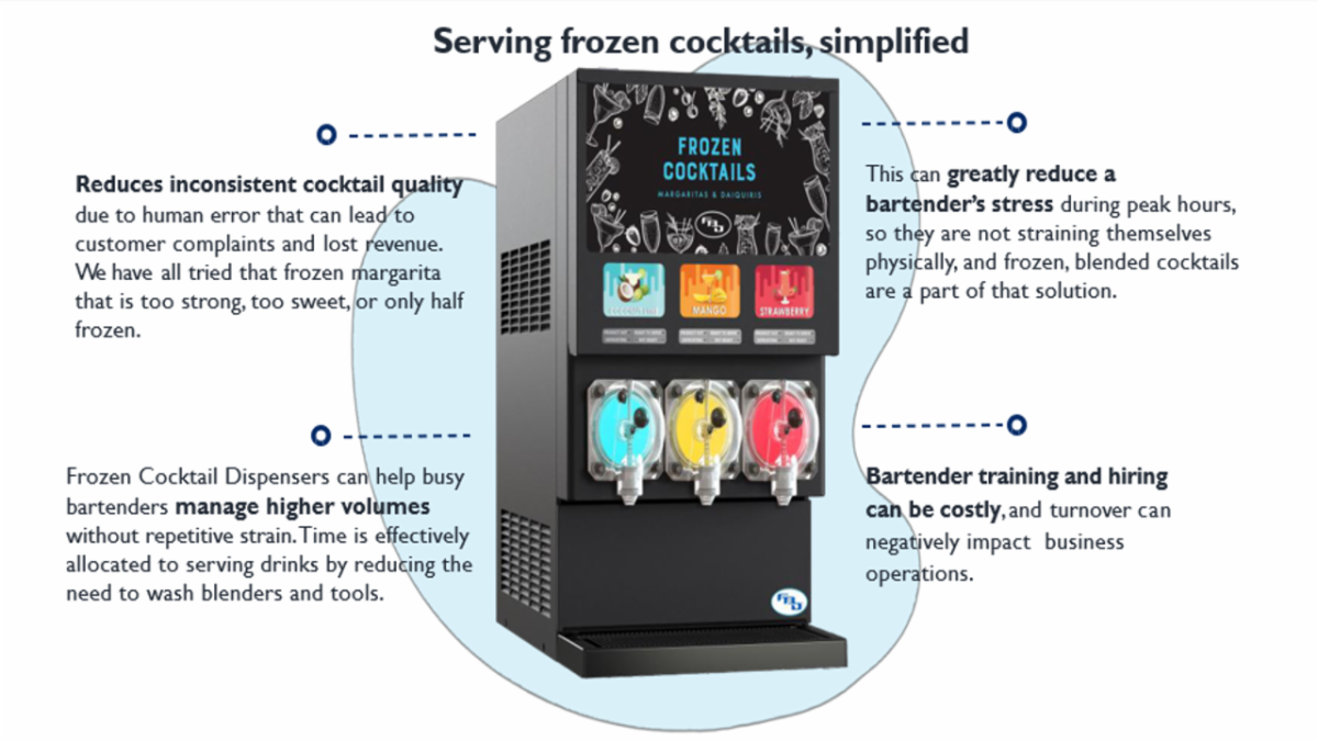 Daiquiri, Margarita, and PreMix Dispensers