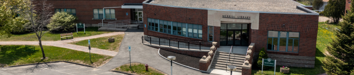 Aerial View of Merrill Library